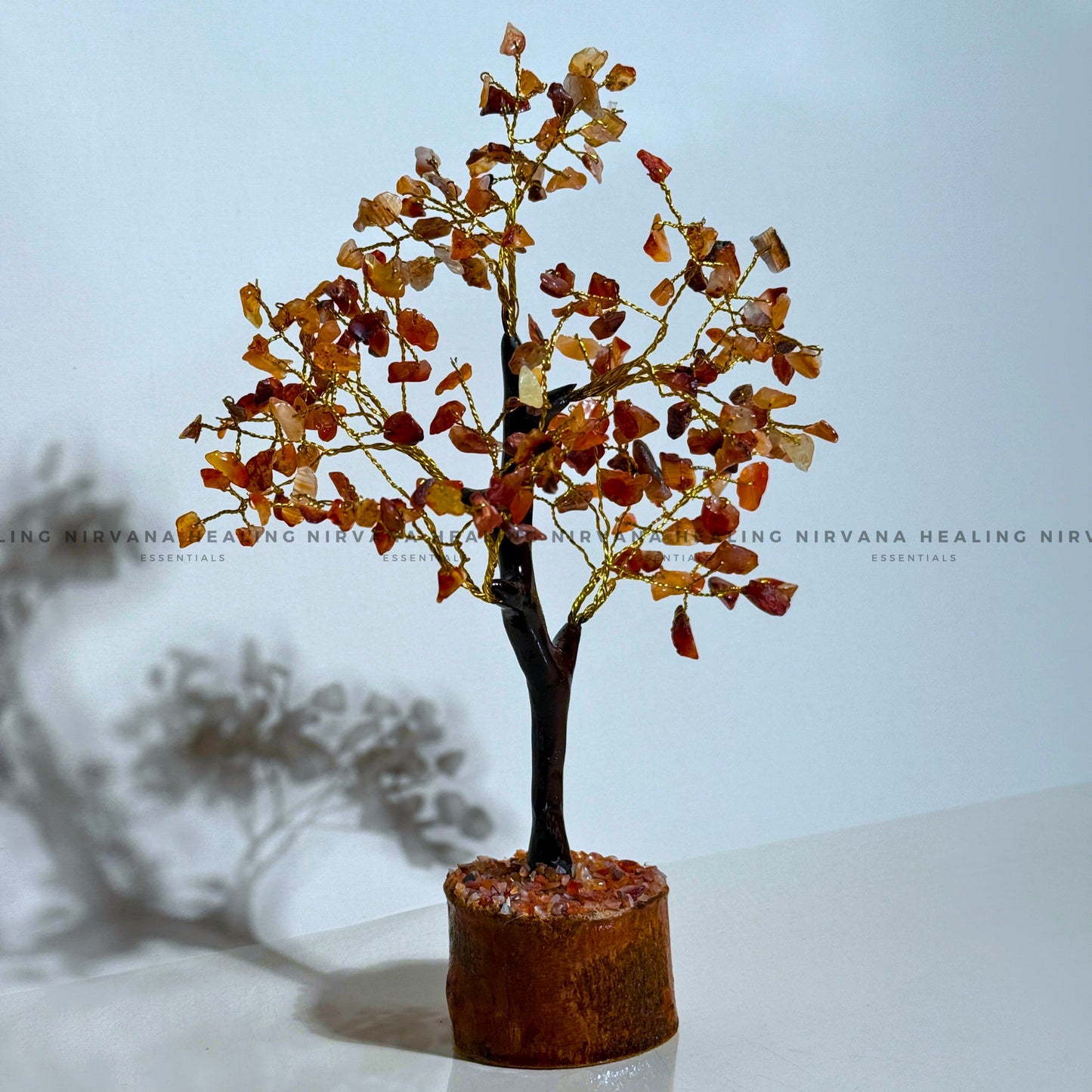 RED CARNELIAN CRYSTAL TREE Approx 200 Beads (Creativity, Courage, Passion And Stamina) image 0