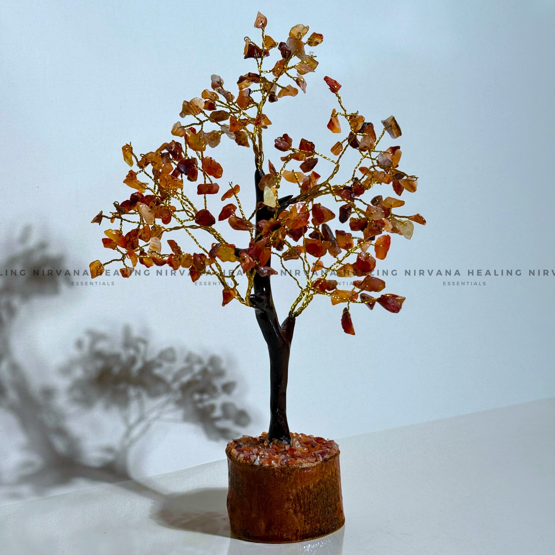 RED CARNELIAN CRYSTAL TREE Approx 200 Beads (Creativity, Courage, Passion And Stamina) image 0