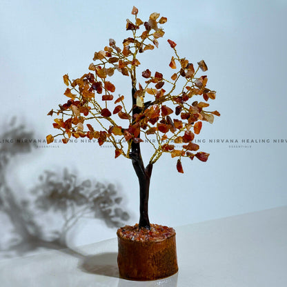 RED CARNELIAN CRYSTAL TREE Approx 200 Beads (Creativity, Courage, Passion And Stamina) image 0