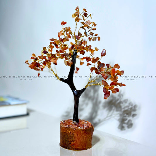 RED CARNELIAN CRYSTAL TREE Approx 200 Beads (Creativity, Courage, Passion And Stamina) image 1