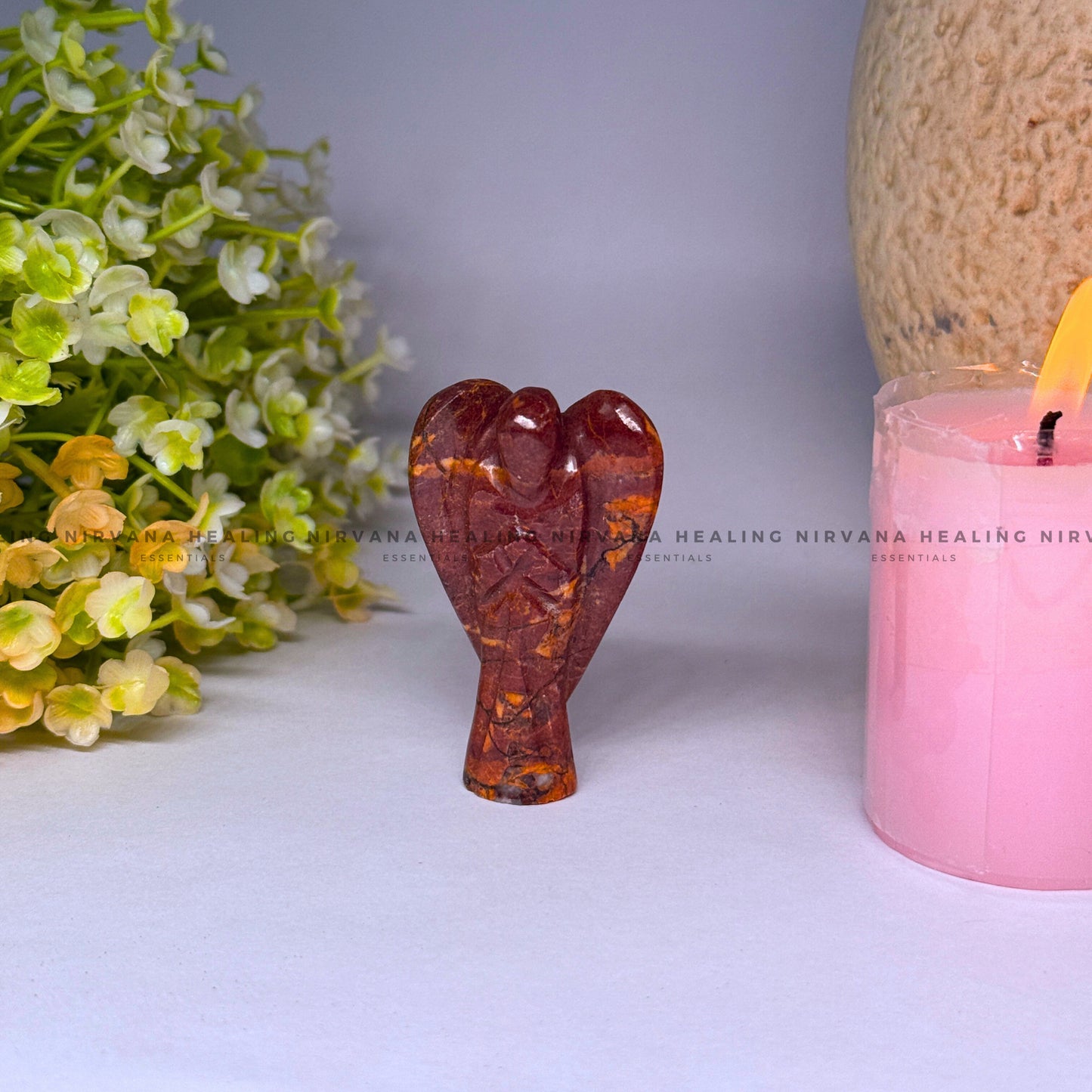 RED CARNELIAN ANGEL (Creativity, Courage, Passion And Stamina) image 0