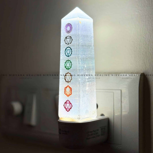 SELETINE SEVEN CHAKRA LAMP (Aura Cleansing ,Charging, Cleansing And Purification). image 0