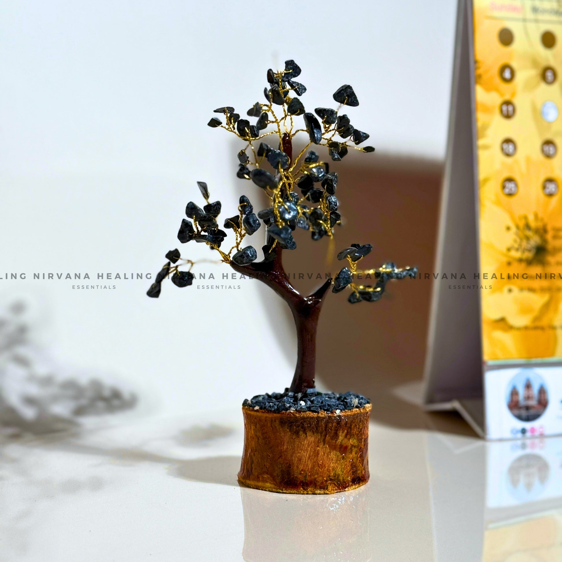 LAPIS LAZULI JADE CRYSTAL TREE Approx 100 Beads (SMALL) (Communication, Truth, Ease Of Expression And Wisdom) image 4