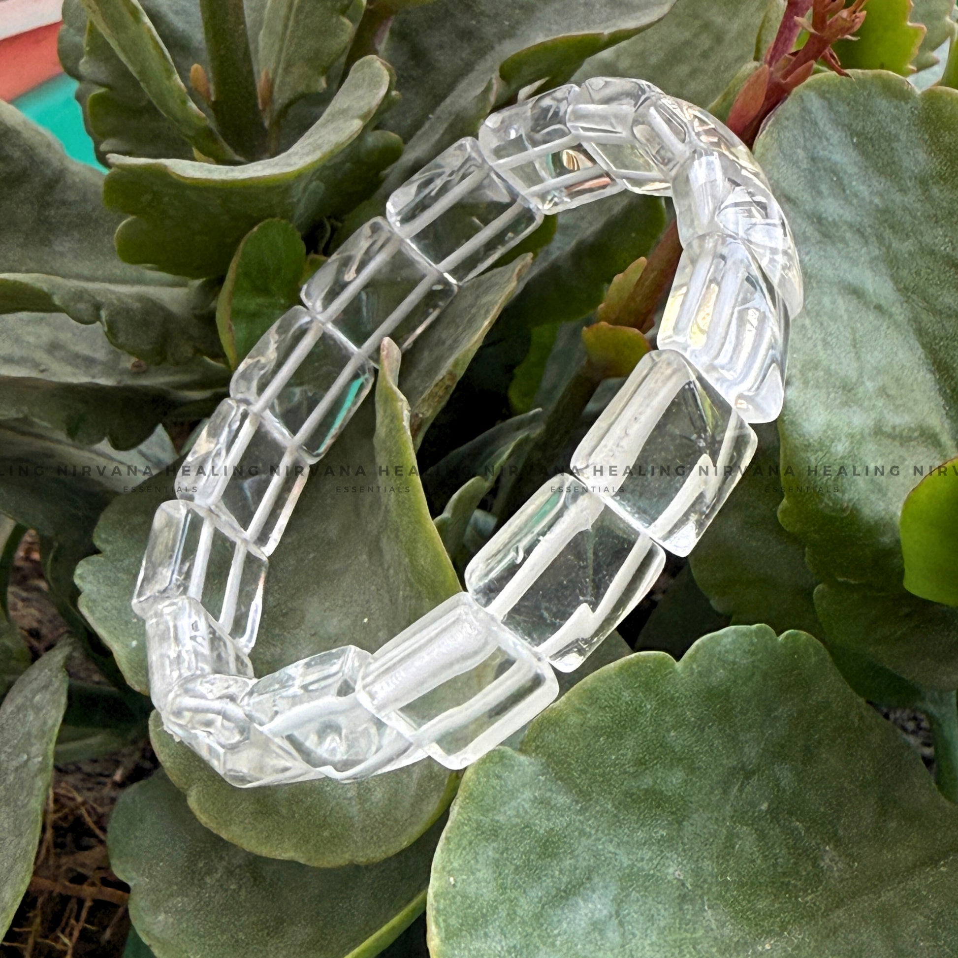 CLEAR QUARTZ PYRAMID BRACELET (Mental Clarity, Master Healer And Energy Amplifier) image 4