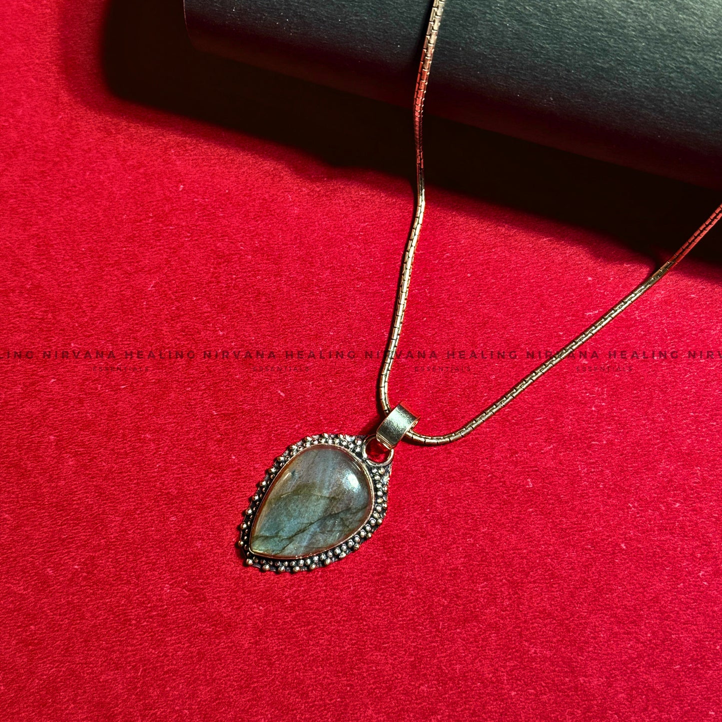 LABRADORITE CRYSTAL DESIGNER PENDANT (Intuition, Inner Power And Transformation).    image 4