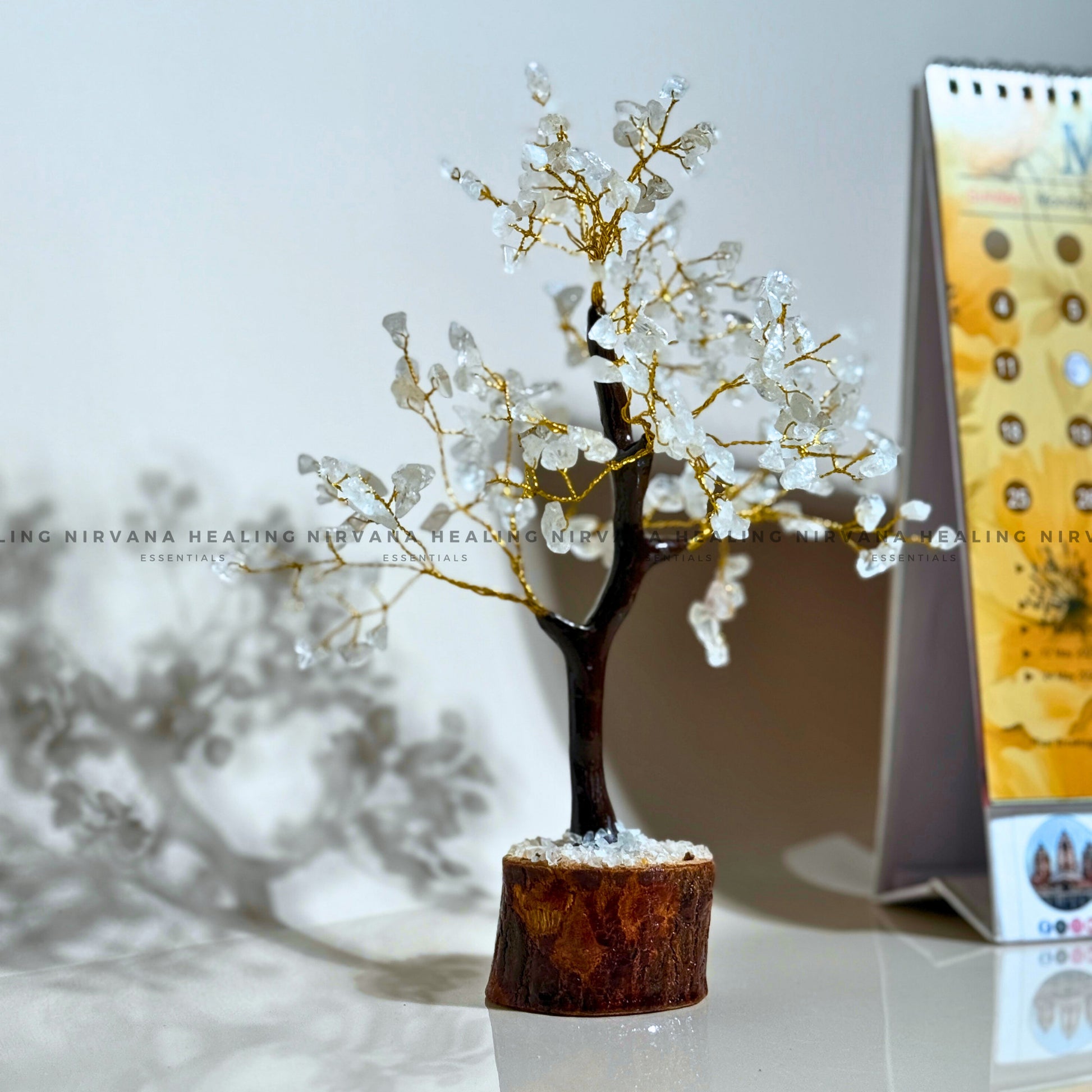 CLEAR QUARTZ CRYSTAL TREE (BIG) Approx 300 Beads (Mental Clarity, Master Healer And Energy Amplifier)  image 4