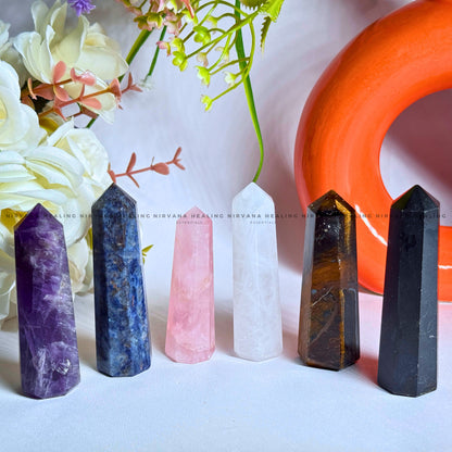 AMETHYST TOWER (Meditation, Stress Reduction, Intuition and Manifestation) image 1