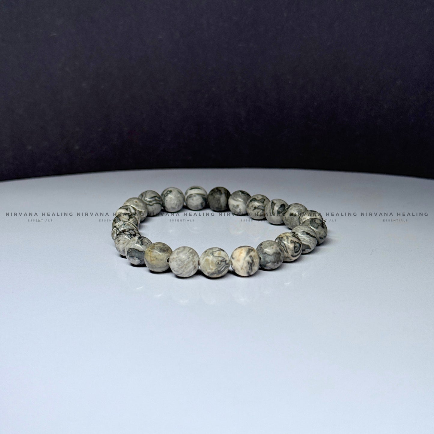 CATS EYE ROUND BEADED BRACELET (Intuition, Awareness And Protection) image 3