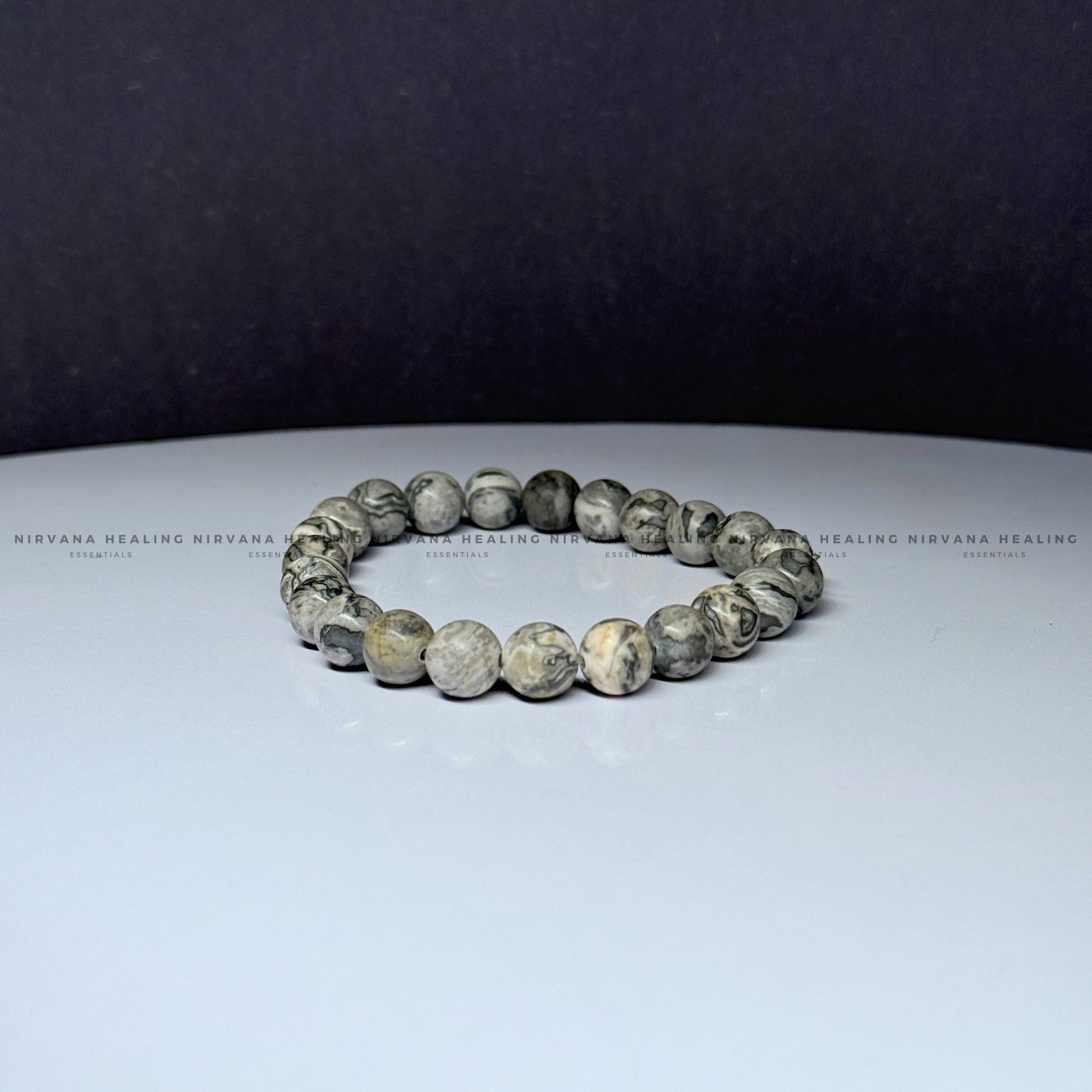 CATS EYE ROUND BEADED BRACELET (Intuition, Awareness And Protection) image 3