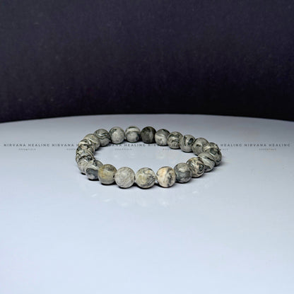 CATS EYE ROUND BEADED BRACELET (Intuition, Awareness And Protection) image 3