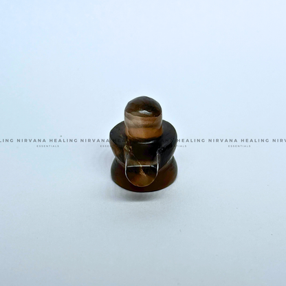 SMOKY QUARTZ SHIVLING (1 Inch) (Grounding, Detox, Protection And Removes Anxiety) image 4