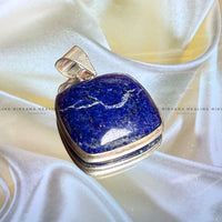 Lapis Lazuli Jade Square Pendent