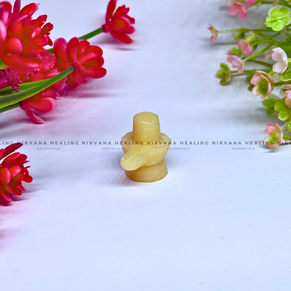 YELLOW AVENTURINE SHIVLING (1 Inch) (Joy, Leadership And Empowerment) image 6