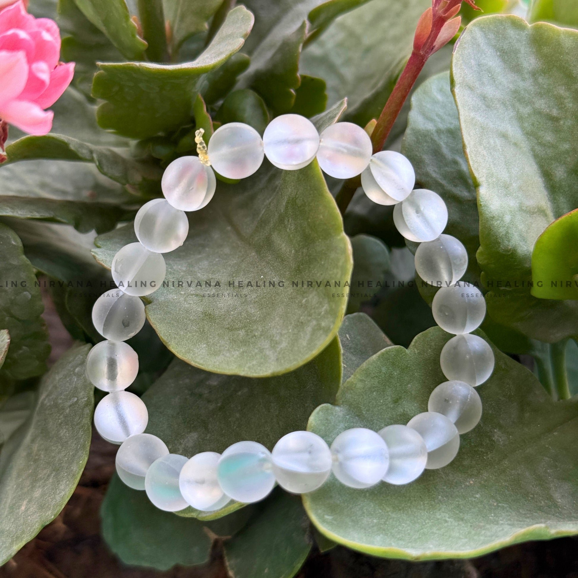ANGEL AURA ROUND BEADED BRACELET (Divine Connection, Spiritual Awakening And Peace) image 4