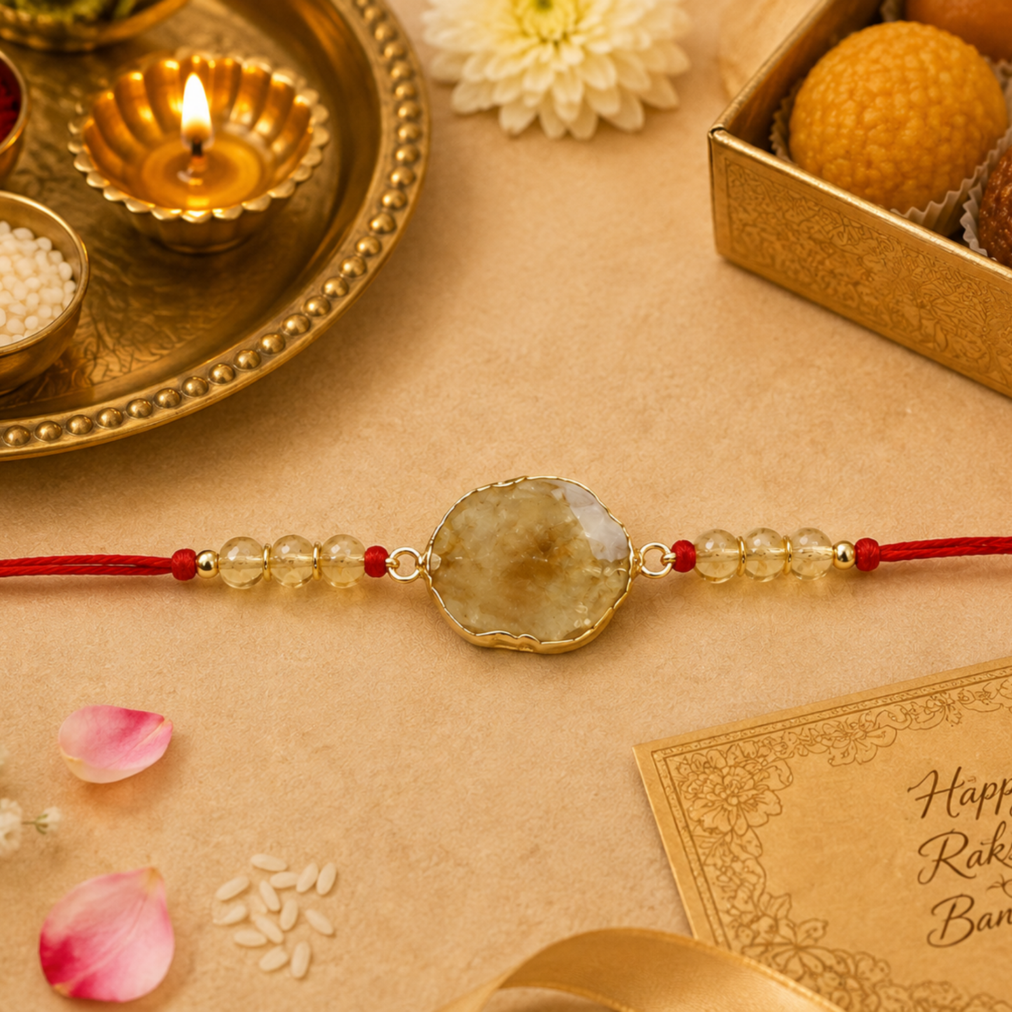 Citrine Rakhi