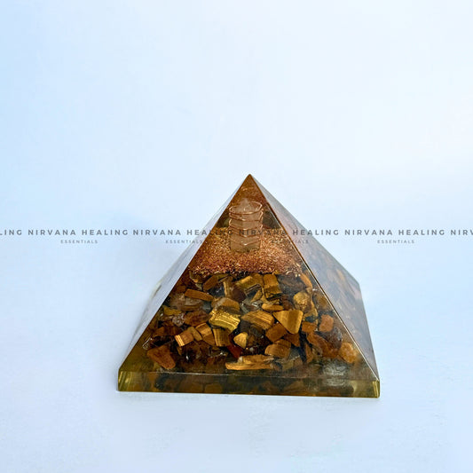 TIGER EYE PYRAMID (Bold, Courage, Willpower And Strength). image 1