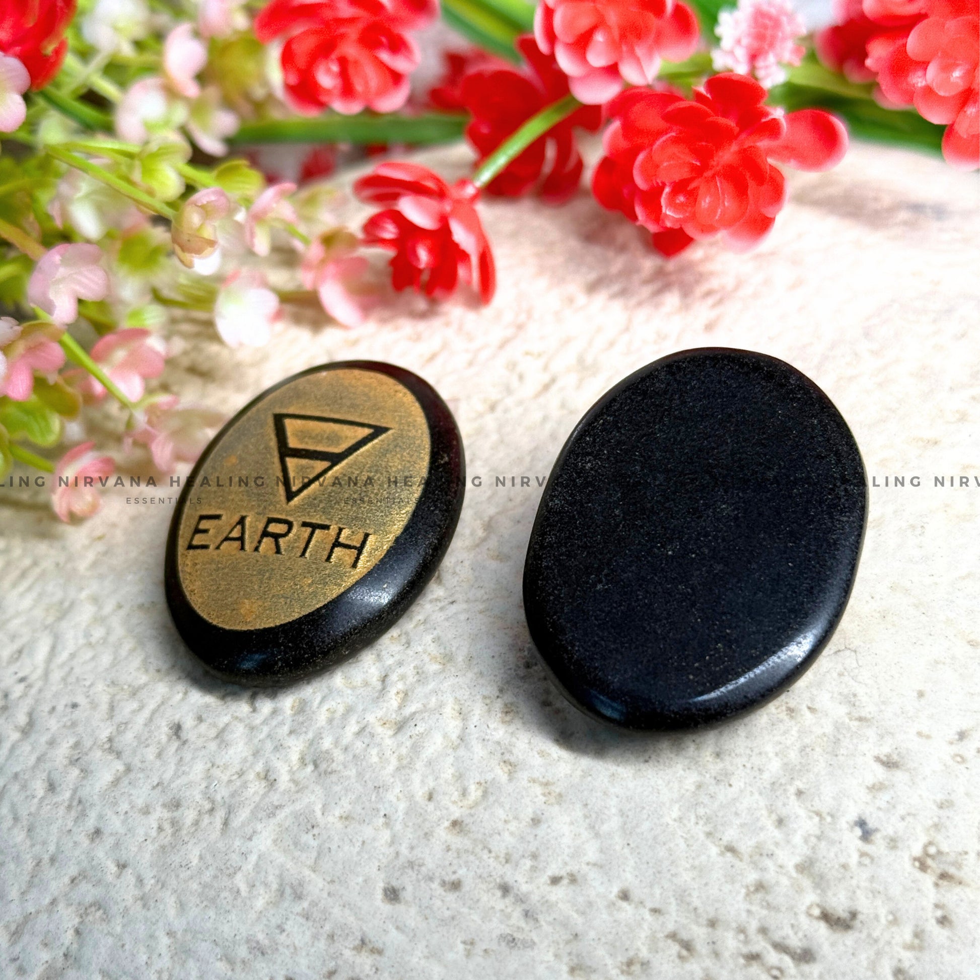 BLACK TOURMALINE EARTH ELEMENT ZIBU COIN (Protection, Grounding, Shielding And Growth) image 0