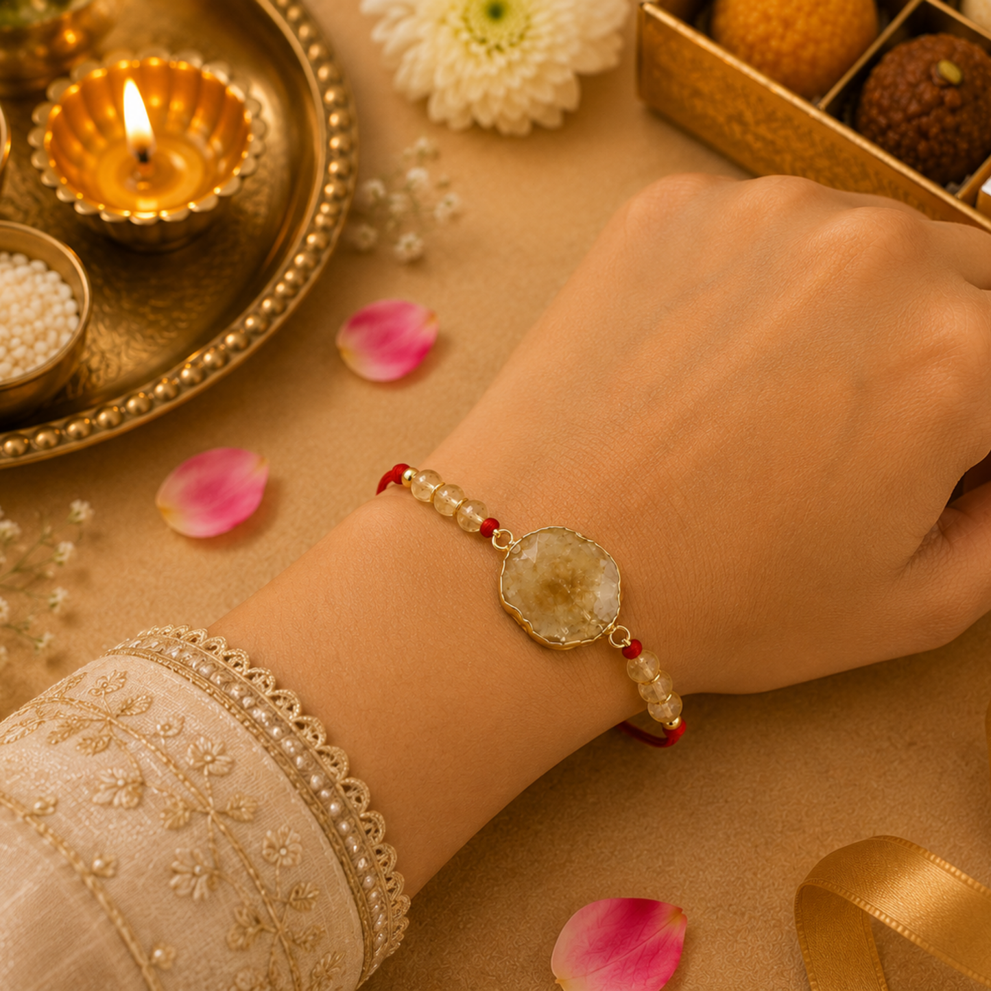 Citrine Rakhi