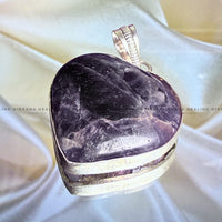 Amethyst Heart Shaped Pendent