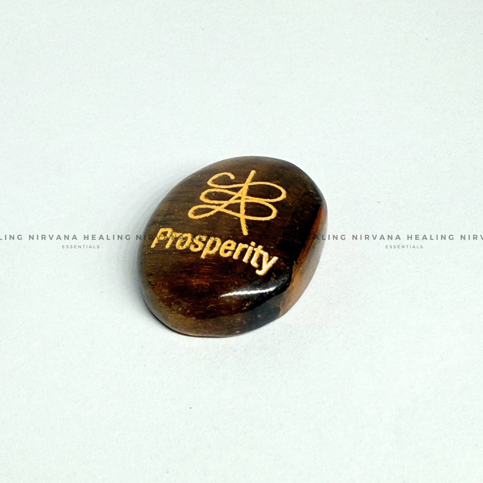 TIGERS EYE PROSPERITY ZIBU COIN  (Bold, Courage, Willpower And Strength). image 2