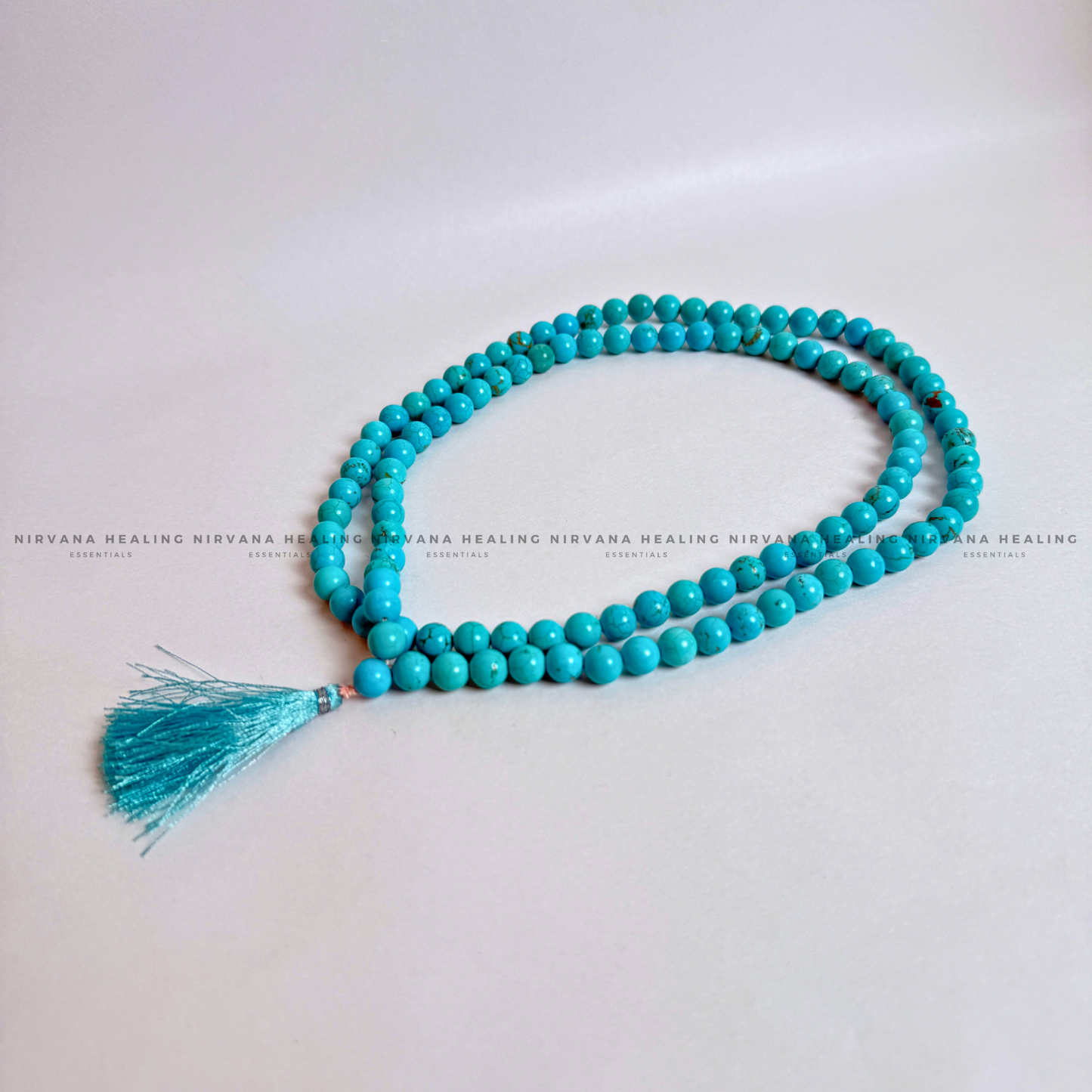 TURQUOISE FIROZA MALA (Divine Protection, Psycho Gifts, Healing, Wisdom And Truth) image 4