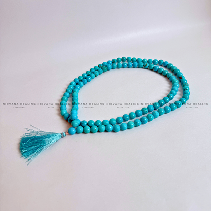 TURQUOISE FIROZA MALA (Divine Protection, Psycho Gifts, Healing, Wisdom And Truth) image 4