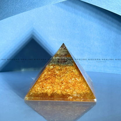 YELLOW AVENTURINE PYRAMID (Joy, Leadership, Empowerment) image 5