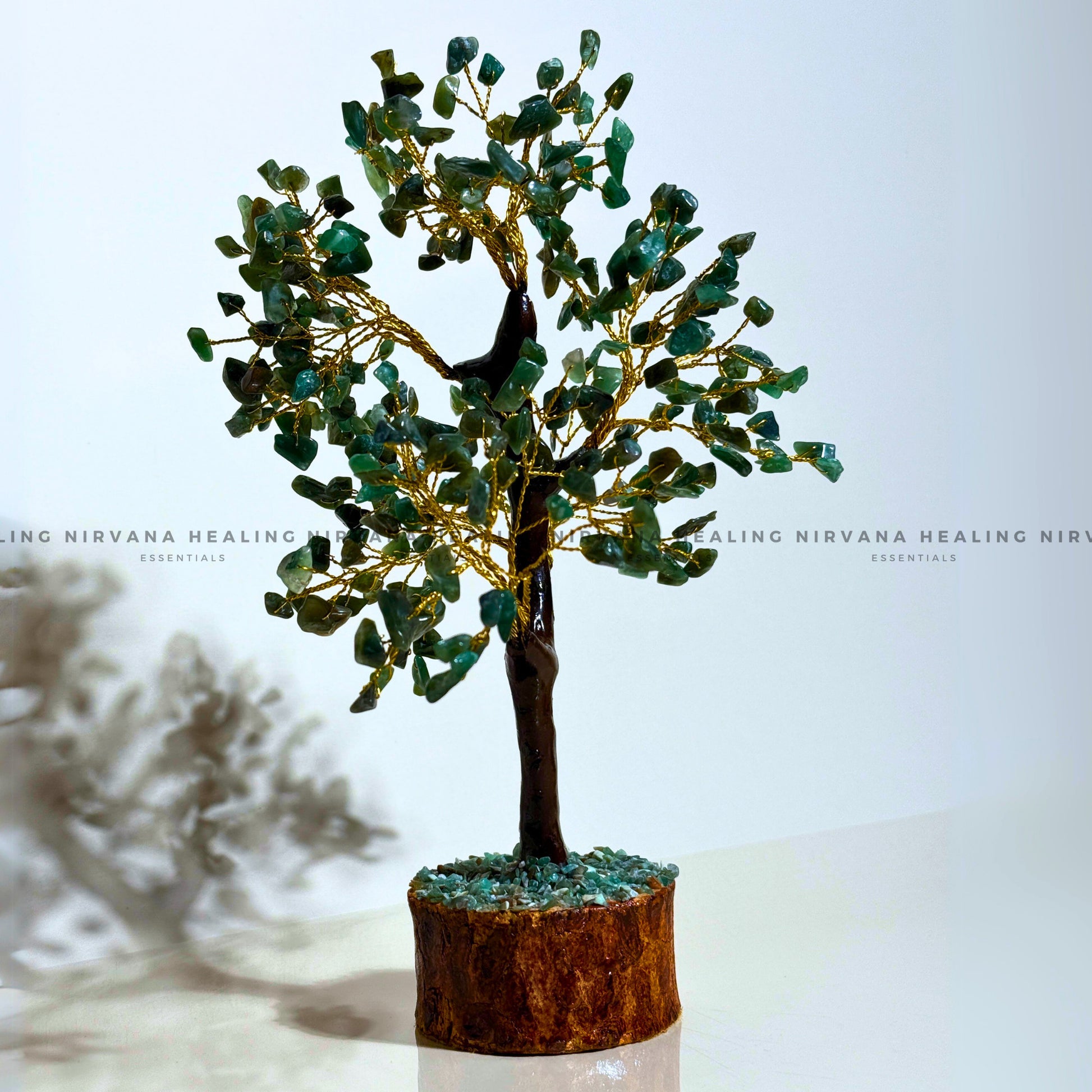 GREEN JADE CRYSTAL TREE (BIG) Approx 300 Beads  (Luck, Harmony, Peace And Abundance) image 2