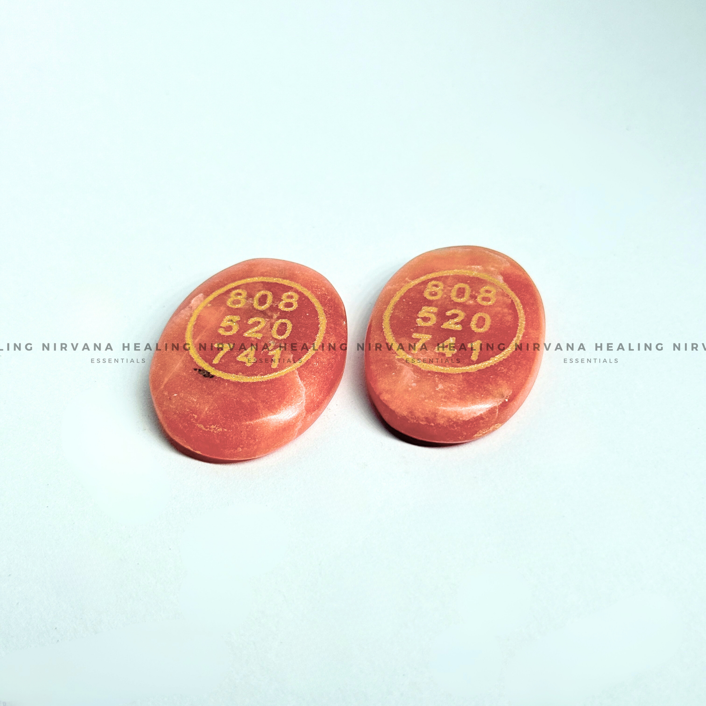 RED JASPER ABUNDANCE ZIBU COIN (Immunity, Strength, Health And Pain Relief) image 1
