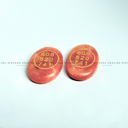 RED JASPER ABUNDANCE ZIBU COIN (Immunity, Strength, Health And Pain Relief) image 1