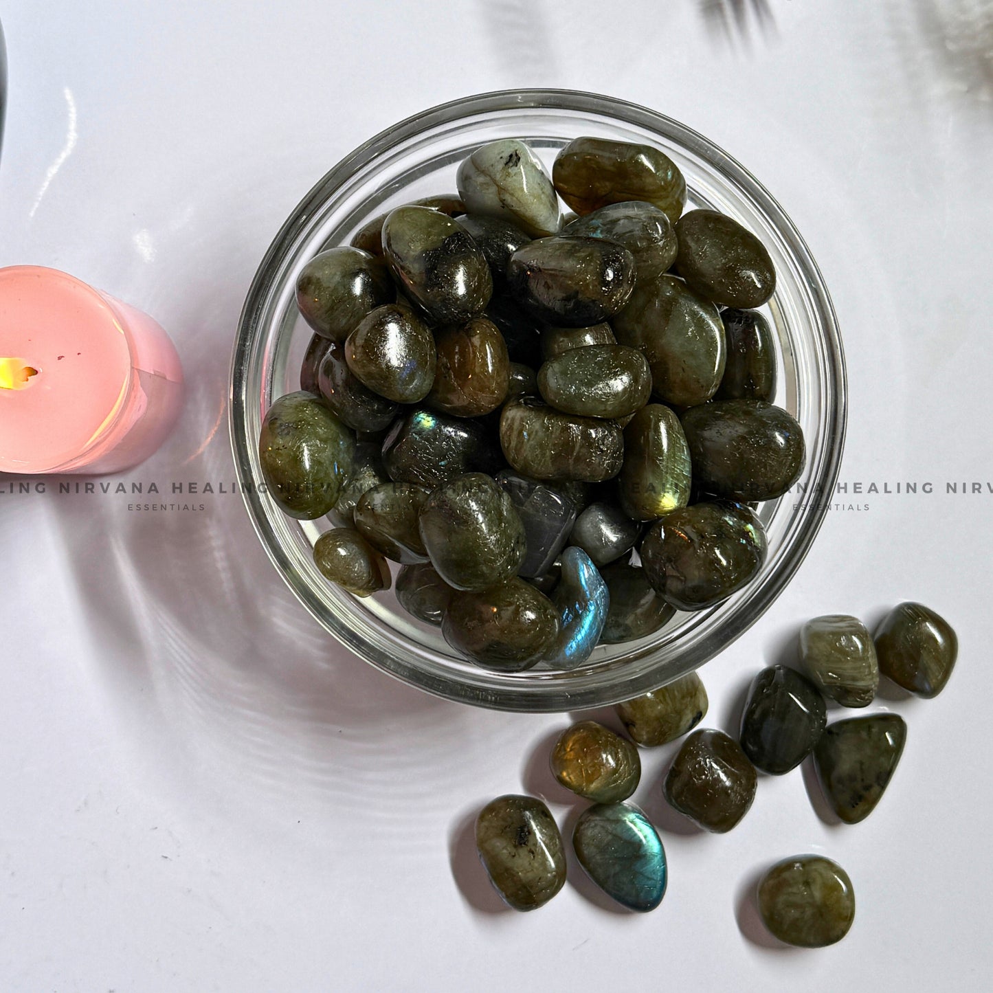 LABRADORITE TUMBLE STONES (Intuition, Inner Power And Transformation).    image 0