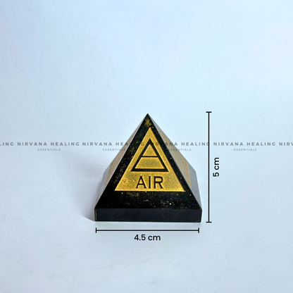 BLACK AGATE 5 ELEMENT PYRAMID (Grounding, Protection, Success And Courage) image 6