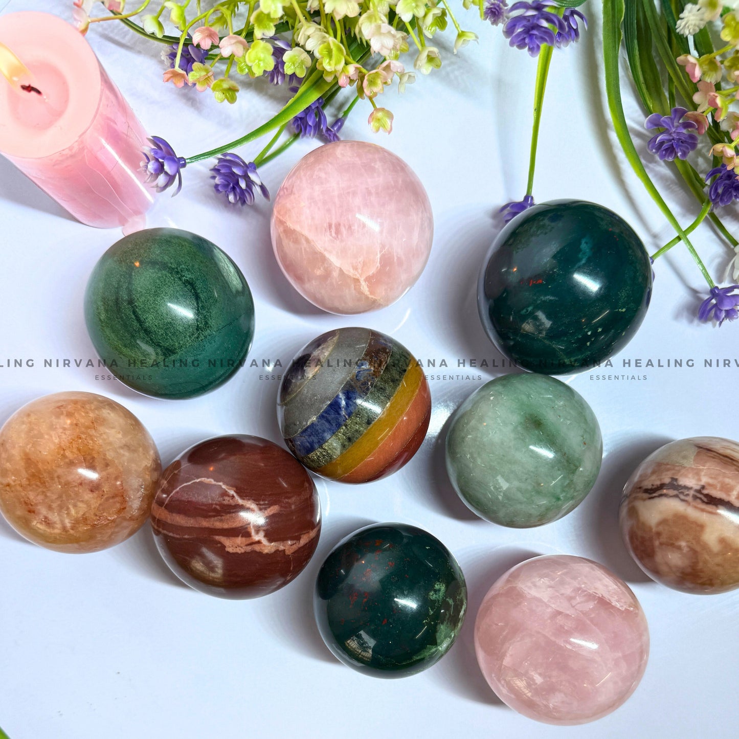 GREEN JADE SPHERE (Luck, Harmony, Peace And Abundance) image 6