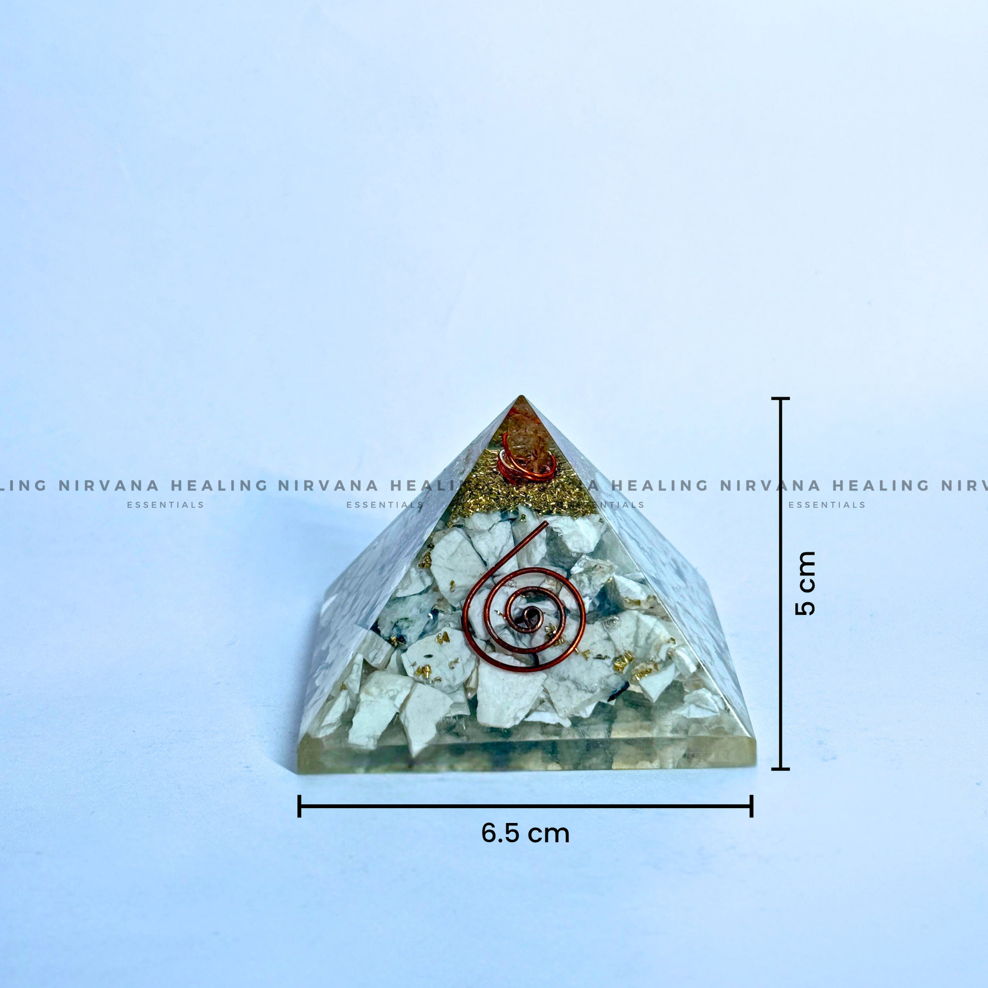 HOWLITE PYRAMID (Peace, Sleep, Patience And Spiritual Awakening) image 3
