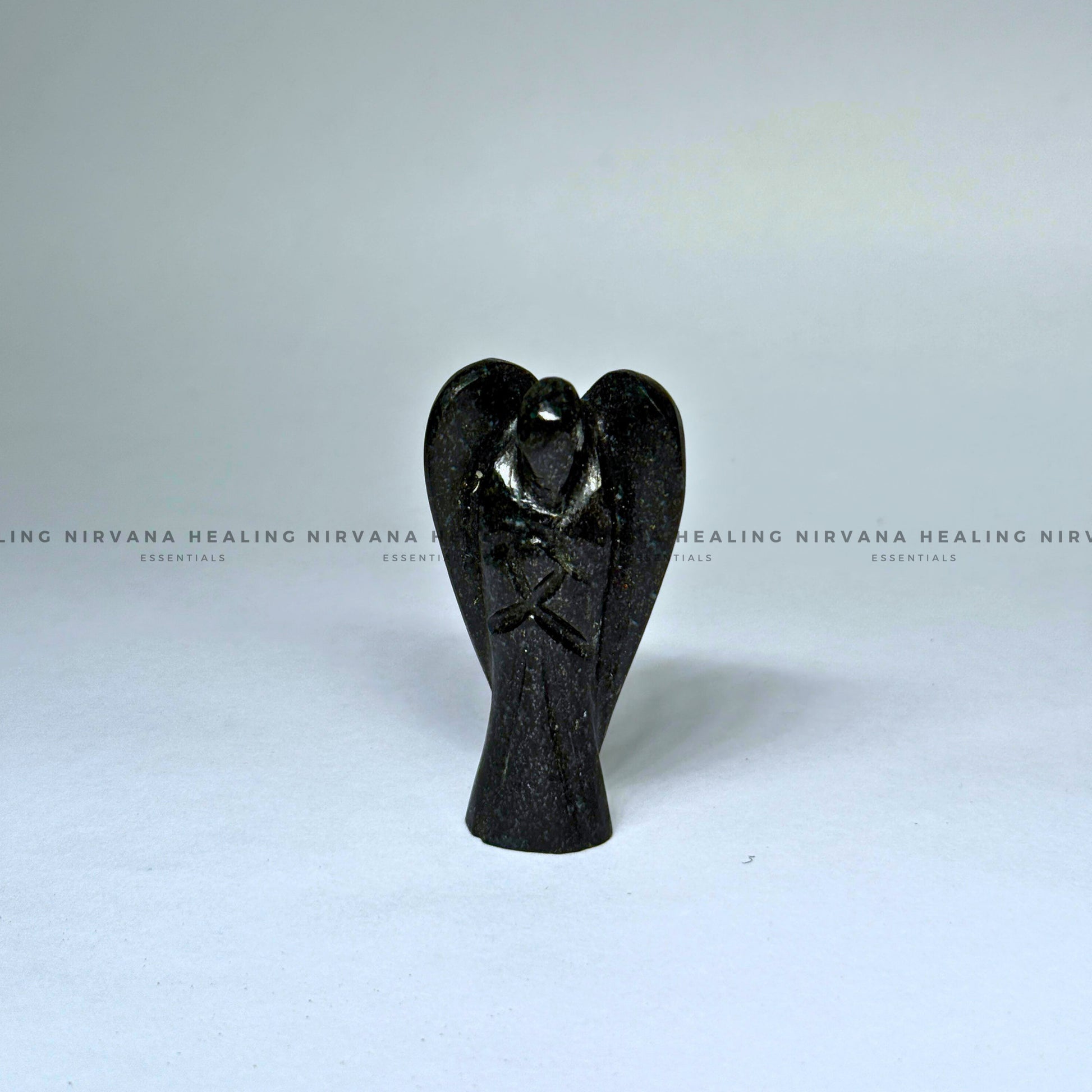 BLACK AGATE ANGEL (Grounding, Protection, Success And Courage) image 4