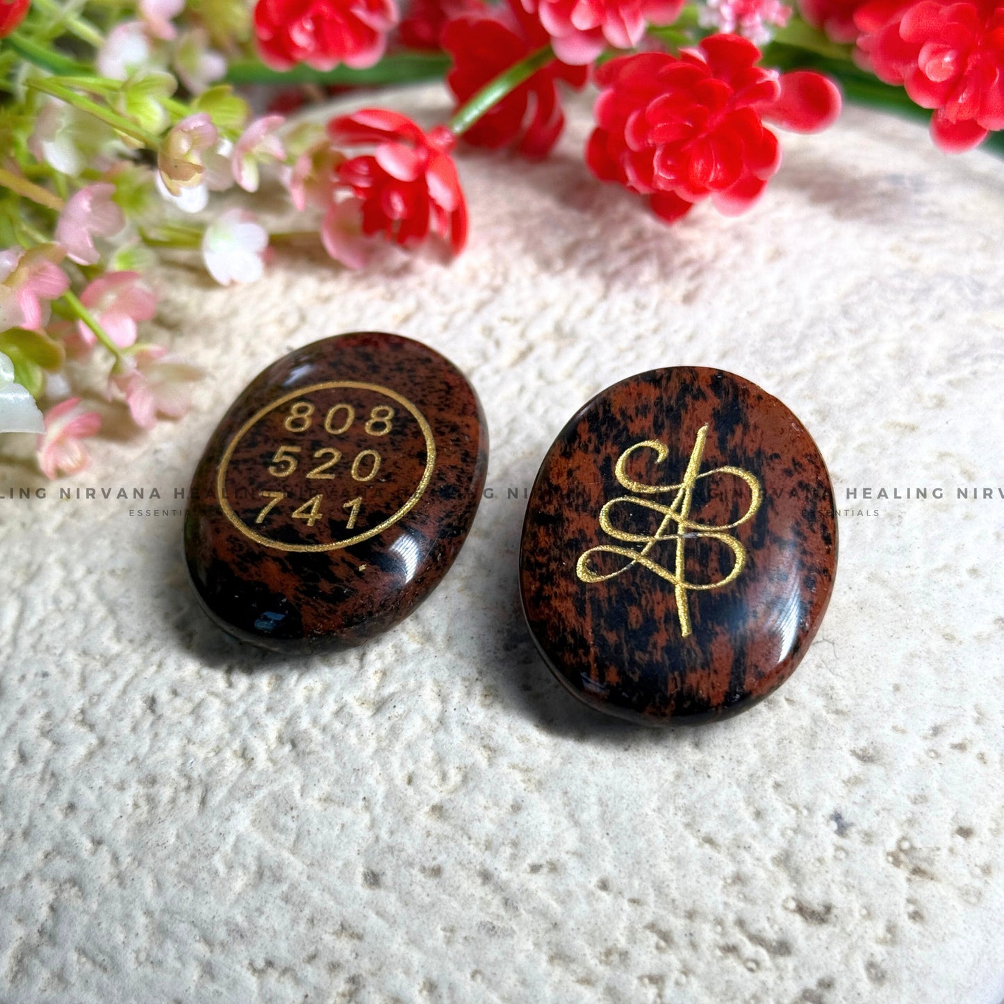 RED JASPER ABUNDANCE ZIBU COIN (Immunity, Strength, Health And Pain Relief) image 1
