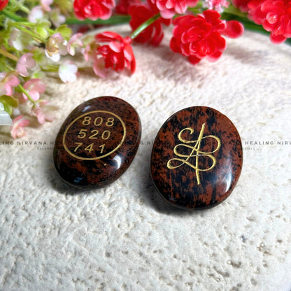 RED JASPER ABUNDANCE ZIBU COIN (Immunity, Strength, Health And Pain Relief) image 1