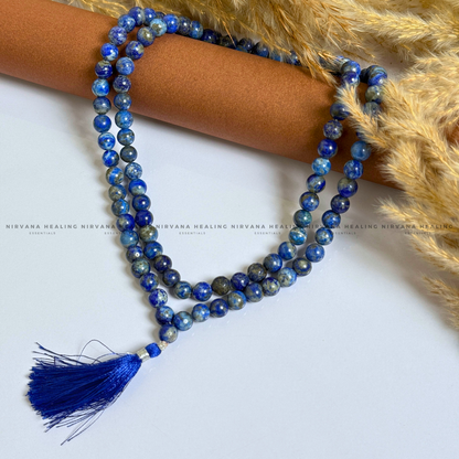 LAPIS LAZULI MALA (Communication, Truth, Ease Of Expression And Wisdom) image 0