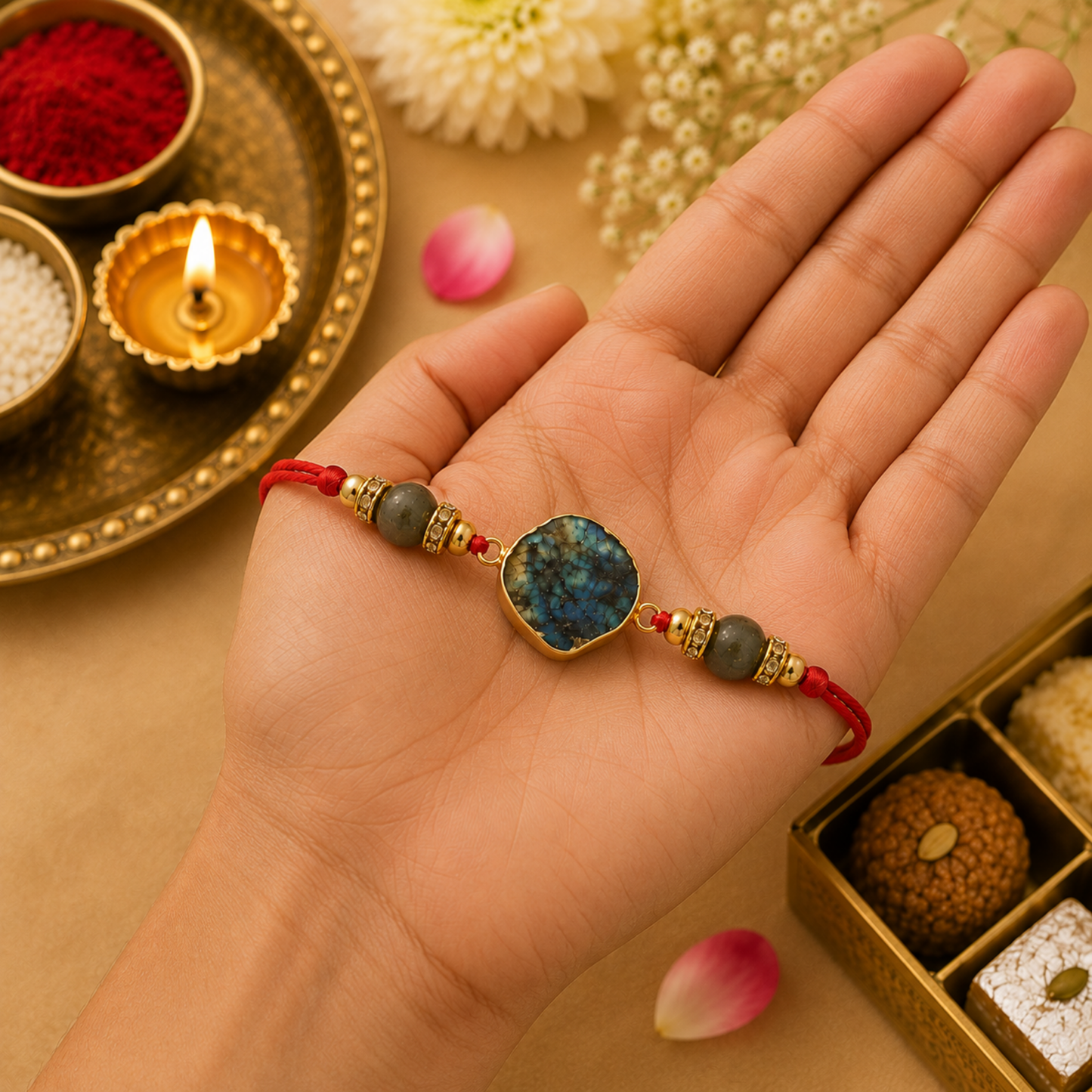 Labradorite Rakhi