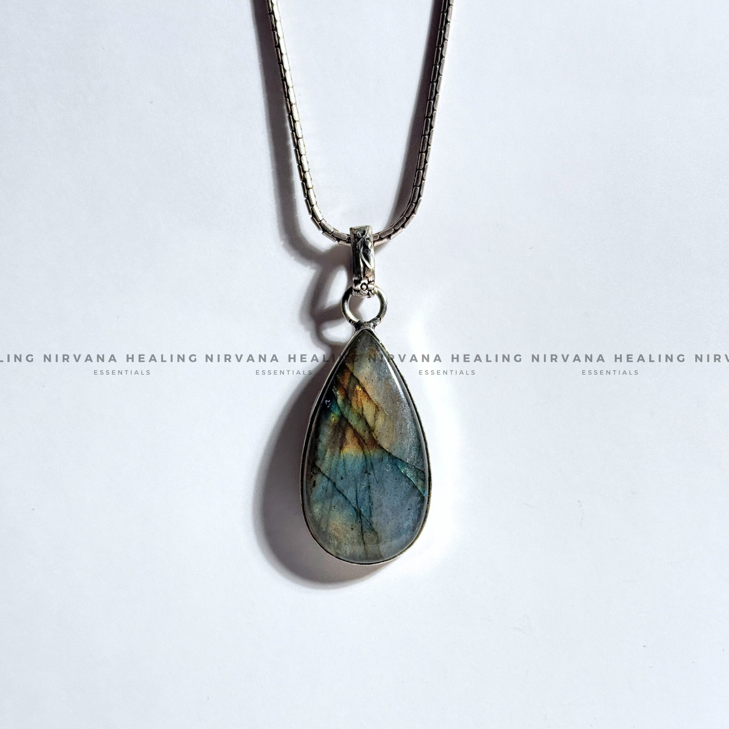LABRADORITE CRYSTAL DESIGNER PENDANT (Intuition, Inner Power And Transformation).    image 3