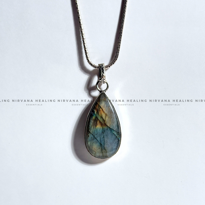 LABRADORITE CRYSTAL DESIGNER PENDANT (Intuition, Inner Power And Transformation).    image 3