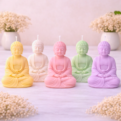 NIRVANA BUDDHA CANDLE (Made From Natural Beeswax) image 0
