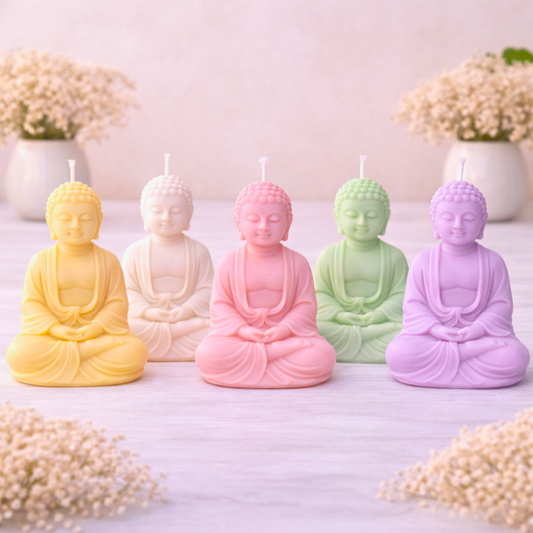 NIRVANA BUDDHA CANDLE (Made From Natural Beeswax) image 0