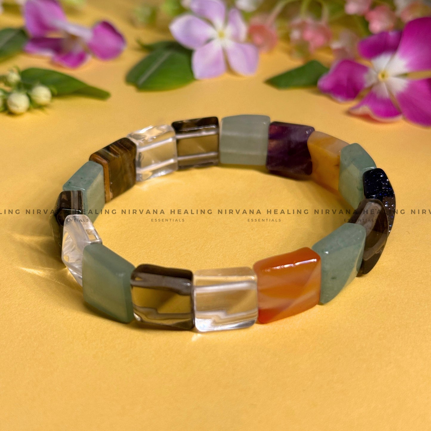 MULTISTONE PYRAMID BRACELET (Balanced, Healing And Energy Amplification) image 0