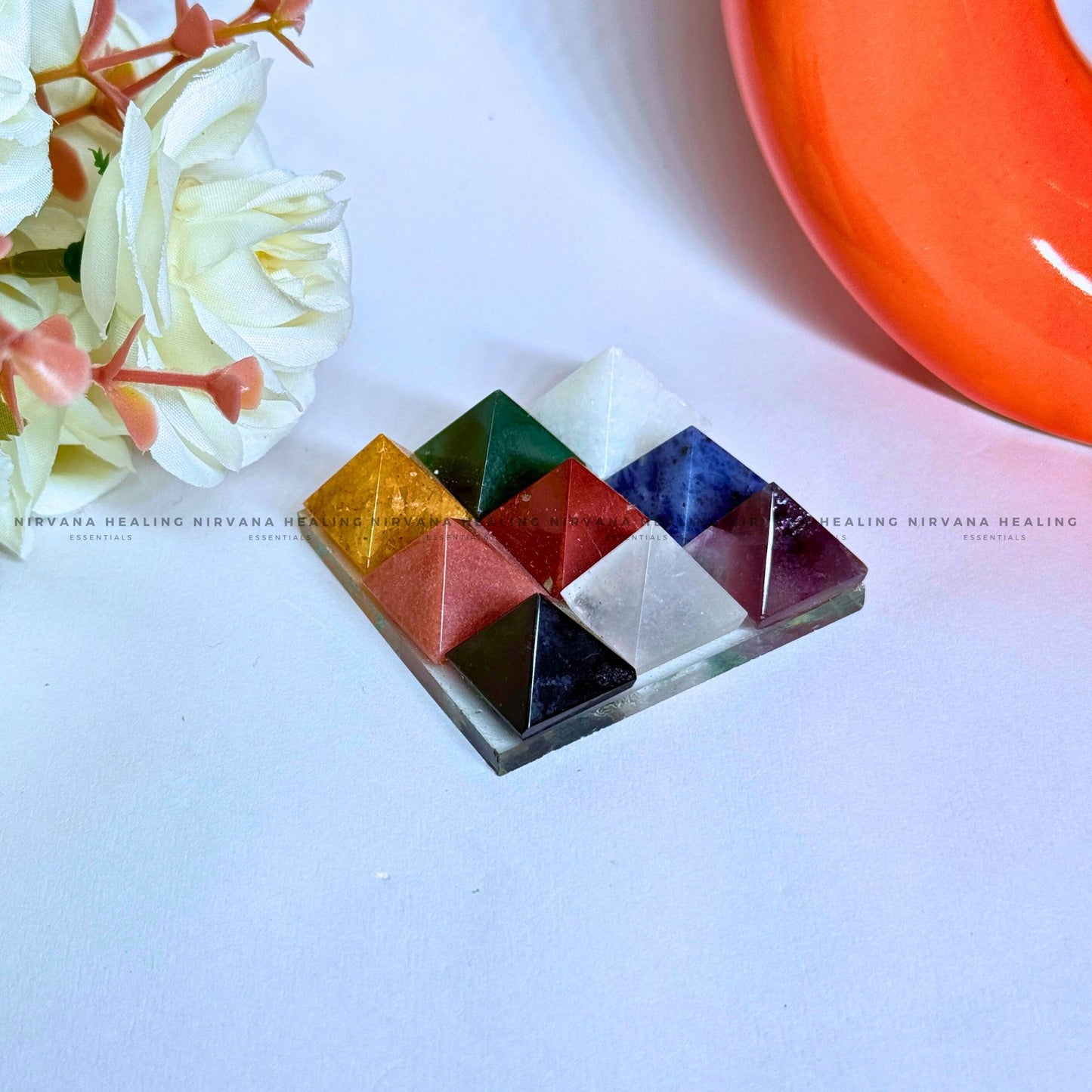 CRYSTAL NAVAGRAHA PYRAMID (Balance of the Nine Planets) image 4