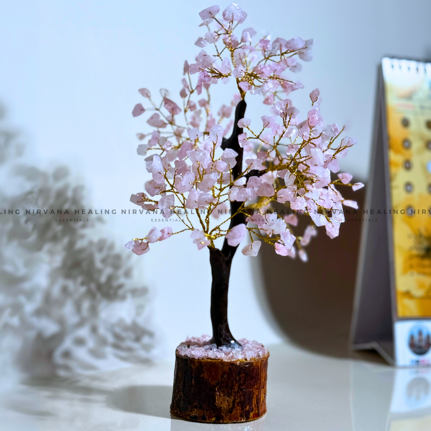 ROSE QUARTZ CRYSTAL TREE(BIG) Approx 300 Beads (Love, Romance, Relationship, Emotion Balance) image 3