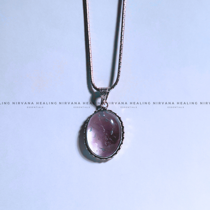 ROSE QUARTZ OVAL PENDANT (Love, Romance, Relationship And Emotion Balance) image 4
