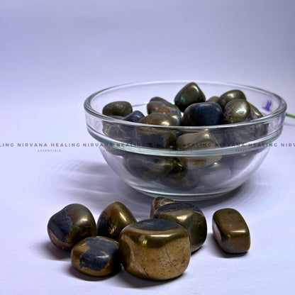 PYRITE TUMBLE STONES (Money Magnet, Prosperity, Fame And Abundance). image 3