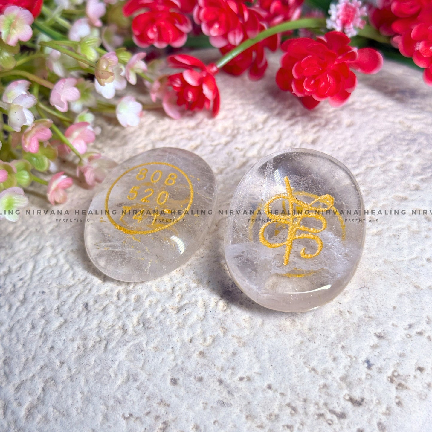 CLEAR QUARTZ ABUNDANCE ZIBU COIN (Mental Clarity, Master Healer And Energy Amplifier).  image 2