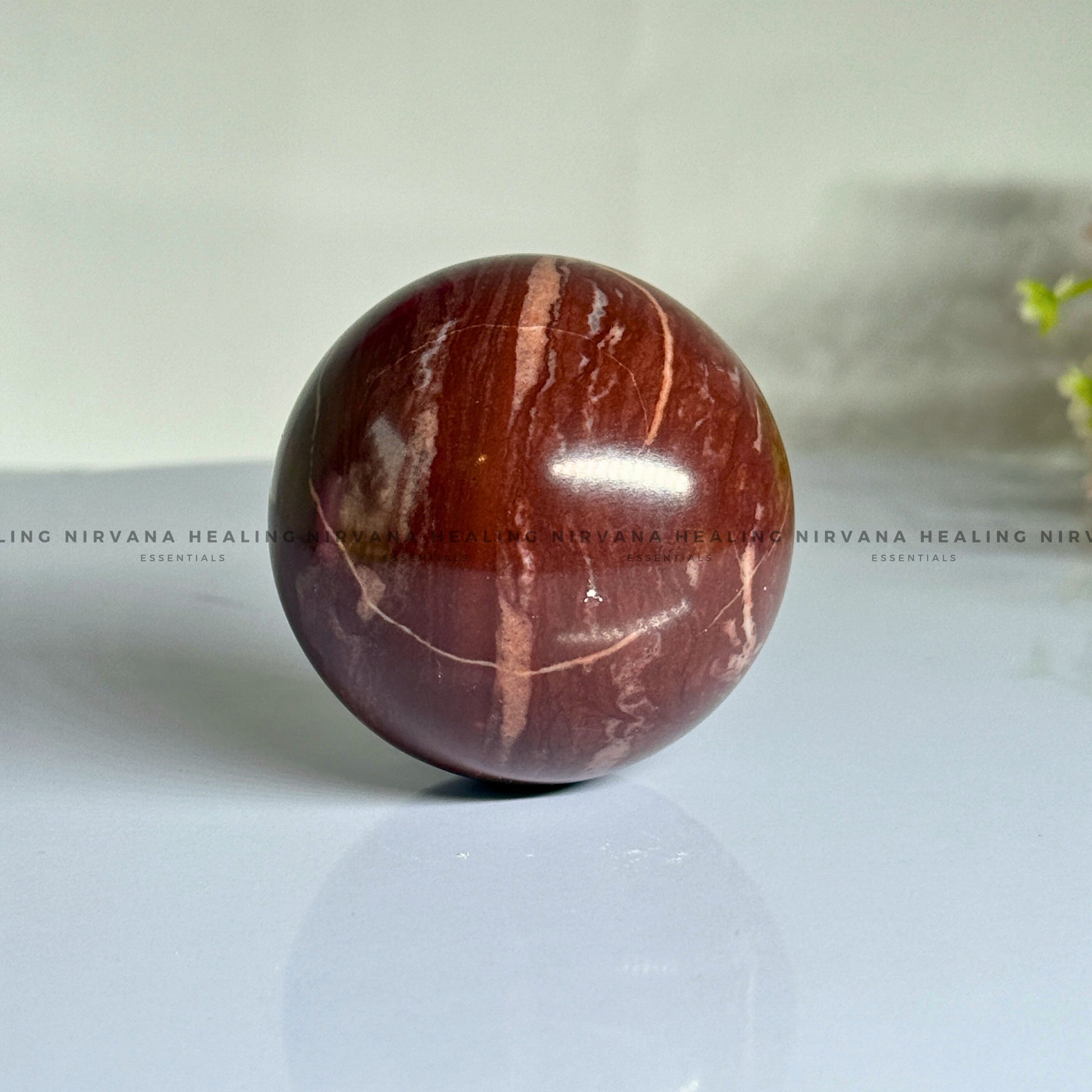 RED JASPER SPHERE (Endurance, Stability, Vitality And Courage) image 2